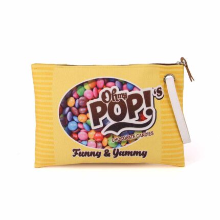 Oh My Pop Chococandy Neceser de Playa Sunny, Amarillo